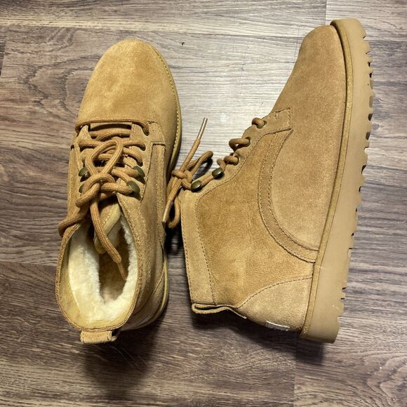 Ugg Bethany Classic Slim Ankle Cut Brown Comfort Boots Shoes Women's Size 7.5 - Picture 2 of 16